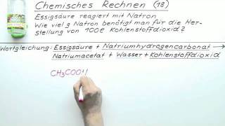 Chemisches Rechnen 18  Chemie  Allgemeine und anorganische Chemie [upl. by Asenad]