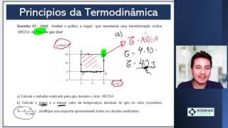 Gases Ideais e Termodinâmica  Exercício Resolvido 3 [upl. by Naivad259]