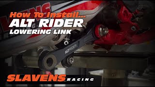 How to Install  AltRider Lowering Links [upl. by Yenttihw196]