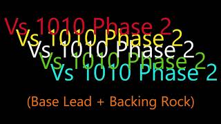 No Straight Roads Vs 1010 Phase 2 Lead Base  Backing Rock extended [upl. by Summers]