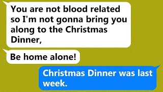 My always illnatured motherinlaw insisted that I stay home for the Christmas Dinner yet when [upl. by Elacim794]