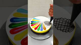 Mix Colour Pineapple Multi Colour Cake Design cake video shortvideo shortsfeed short video [upl. by Ajak]