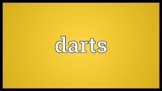 Darts Meaning [upl. by Osana]