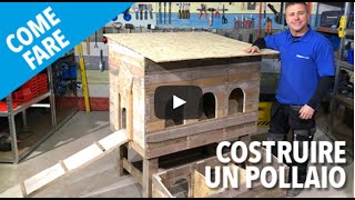 Come costruire un pollaio con il pallet  Tutorial Fai da Te [upl. by Josephson]