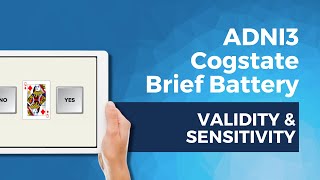 Validity and Sensitivity of the Cogstate Brief Battery  ADNI3  ADPD 2021 [upl. by Acima]