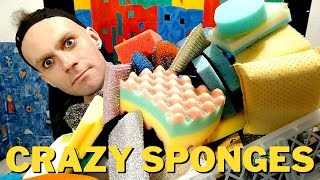 ASMR Crazy amp Aggressive SPONGES [upl. by Namijneb]