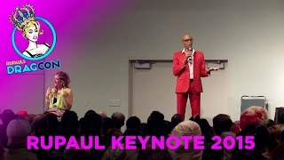 RuPauls Keynote Speech at the First Annual RuPauls DragCon 2015 [upl. by Betz]