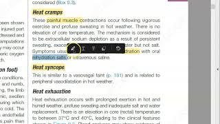 Medicine 190 Heat Stroke exhaution hyperpyrexia sun Emergency [upl. by Lachance152]