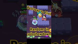 Brawlstars best way to troll random by StubrawlstarsstutrollrandomsmortisdynamicBrawlStars [upl. by Bocock]