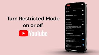 How to Turn Restricted Mode on or off on YouTube [upl. by Oluap]