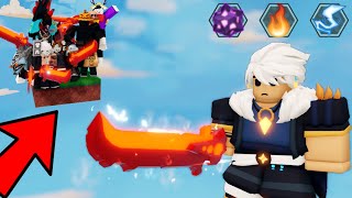 Enchanted Zephyr Kit VS 30 Players Roblox Bedwars [upl. by Lunneta]