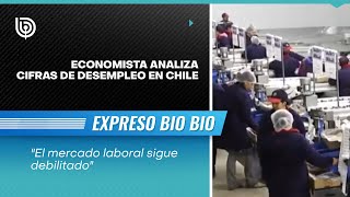 quotMercado laboral sigue debilitadoquot economista analiza cifras de desempleo en Chile [upl. by Acim]