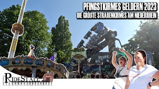 Pfingstkirmes Geldern 2023  die größte Straßenkirmes am Niederrhein  VLog [upl. by Ikkim]