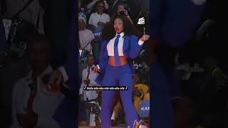 Megan Thee Stallion Calls for Reproductive Rights at Kamala Harris Rally [upl. by Nace185]