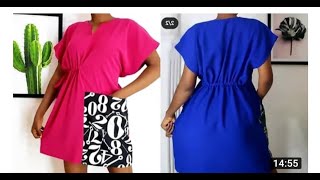 How to make a Dolman Shift Dress [upl. by Akerehs786]