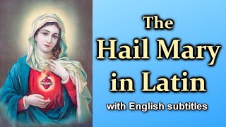 The HAIL MARY in Latin Slow to Fast [upl. by Samuel]