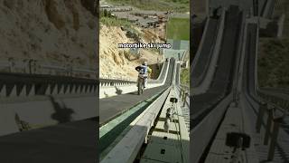 Motorbike Ski Jump 😮‍💨 [upl. by Yelyr]