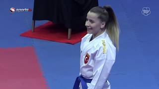 Serap Özçelik Arapoğlu TUR vs Nadia Gomez Morales ESP  Karate 1 Premier League  Dubai 2020 [upl. by Annawit221]