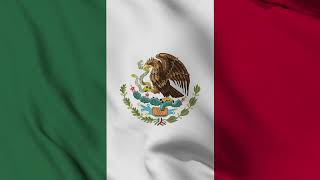 Bandera de Mexico ondeando calidad 4K una hora completa Mexican Flag 4K 1 hour [upl. by Ardnasela]