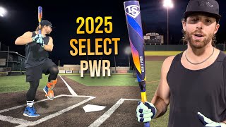 Hitting with the 2025 SELECT PWR  BBCOR Baseball Bat Review [upl. by Denni]