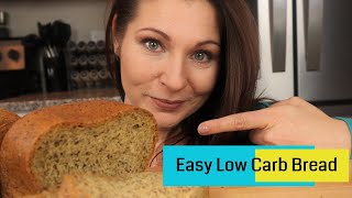 Low Carb Bread  Keto Bread Recipe in Bread Machine Easy to make [upl. by Eecats40]