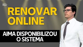 RENOVAÇÃO ONLINE DISPONIBILIZADA PELA AIMA Ep 1253 [upl. by Yentrok315]