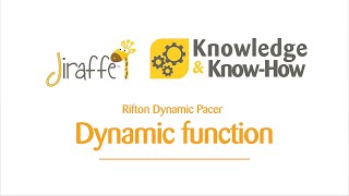 Rifton Dynamic Pacer  Operating the dynamic function  Jiraffe Knowledge amp KnowHow [upl. by Yentrok696]