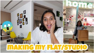 Building my own studio flat 😱 VLOG  gopsvlogs [upl. by Frayda]