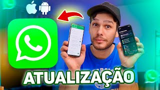 SAIU NOVA ATUALIZAÇÃO do WhatsApp para iPhone e Android [upl. by Beck]