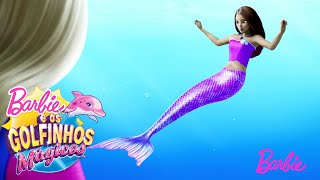 És uma sereia  Filme da Barbie e os Golfinhos Mágicos  Barbie Português [upl. by Pavior]