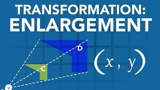 Maths Made Easy Transformations 4 Enlargement OampU Learn [upl. by Aicenod]