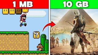 1 Mb vs 10 Gb Games From Play Store [upl. by Zipnick]