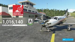 EPIC Landing RANK A  LANDING daher TBM 930 at TFFJ St Barthelemy I St Barthelemy I [upl. by Australia]