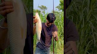 Fishing hook se mere pakri huye sabse bare machli😍🎣020 hindi hook fishing hindi village fishing [upl. by Tremaine]