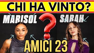 CHI HA VINTO AMICI 23 LA FINALE SERALE 2024 AMICI DI MARIA DE FILIPPI COLPO DI SCENA VINCE SARA [upl. by Rinum]