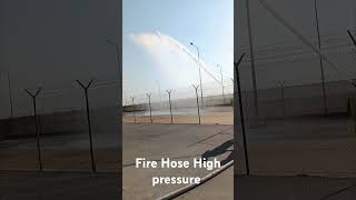 Fire Hose pressure viral video video music viral shorts fire water saudi arabia motivation [upl. by Enyal]