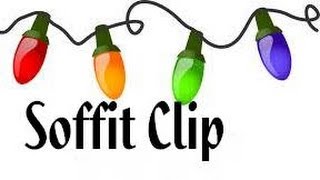 Christmas Light Soffit Clip  Homemade [upl. by Spense]