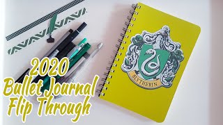 SLYTHERIN 2020 BULLET JOURNAL SETUP  SLYTHERIN HOUSE PLANNER [upl. by Nottap]