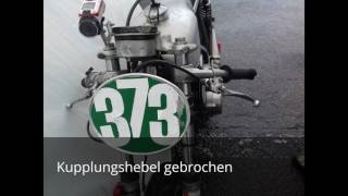 Bikers Classics 2017  BCGP  IHRO Qualifikation 1  Yamaha RD 250  Regen [upl. by Enicul186]