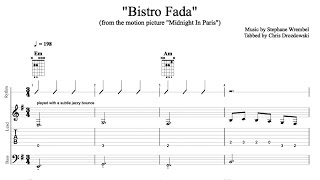 quotBistro Fadaquot by Stephane Wrembel from quotMidnight In Parisquot with Chords and Tabs [upl. by Htennaj]