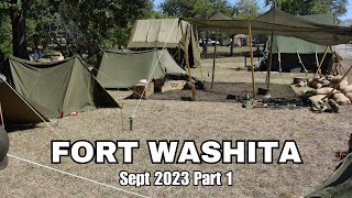 Fort Washita WW2 Reenactment Sept 2023 [upl. by Aronoff]