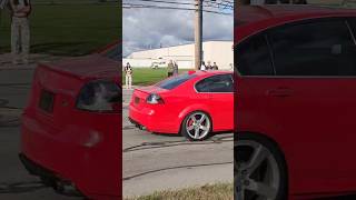 Loud Pontiac G8 Does a Heavy Acceleration Leaving a Car Show [upl. by Nosnej609]