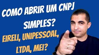 Como Abrir um CNPJ Simples Nacional  do ZERO ao Faturamento [upl. by Stuckey]