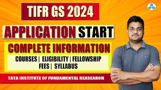 TIFR GS 2024 Application  TIFR 2024 Notification  Exam dates  Eligibility  Syllabus  kapil sir [upl. by Jed]