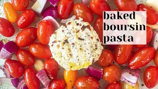 Boursin Pasta  TikTok Viral Boursin Cheese and Tomato Pasta [upl. by Gonzalez]