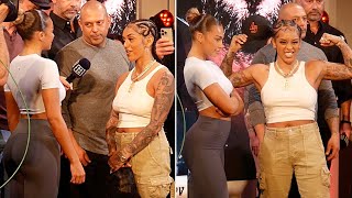 SERIOUS GRUDGE MATCH  TENNESSEE THRESH FACES OFF WITH PAIGEY CAKEY AT WEIGH IN [upl. by Leamse]