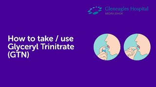 How to use Glyceryl Trinitrate GTN [upl. by Acinorav]