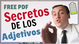 ¿Cómo Usar Los ADJETIVOS En Inglés  Explicación GRAMATICAL [upl. by Ahsilrac910]