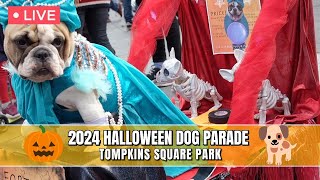 🔴 NYC LIVE  2024 Halloween Dog Parade  Tompkins Square Park [upl. by Judus]