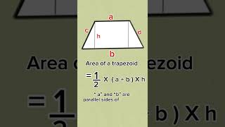 The Trapezoid formula maths trapezoid mathformula formula [upl. by Balbinder]